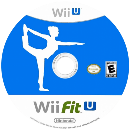 Wii Fit U retro Nintendo Wii U video game Wii Fit fitness exercise balance training motion controls healthy lifestyle mini games family friendly console title Nintendo Wii U release disc