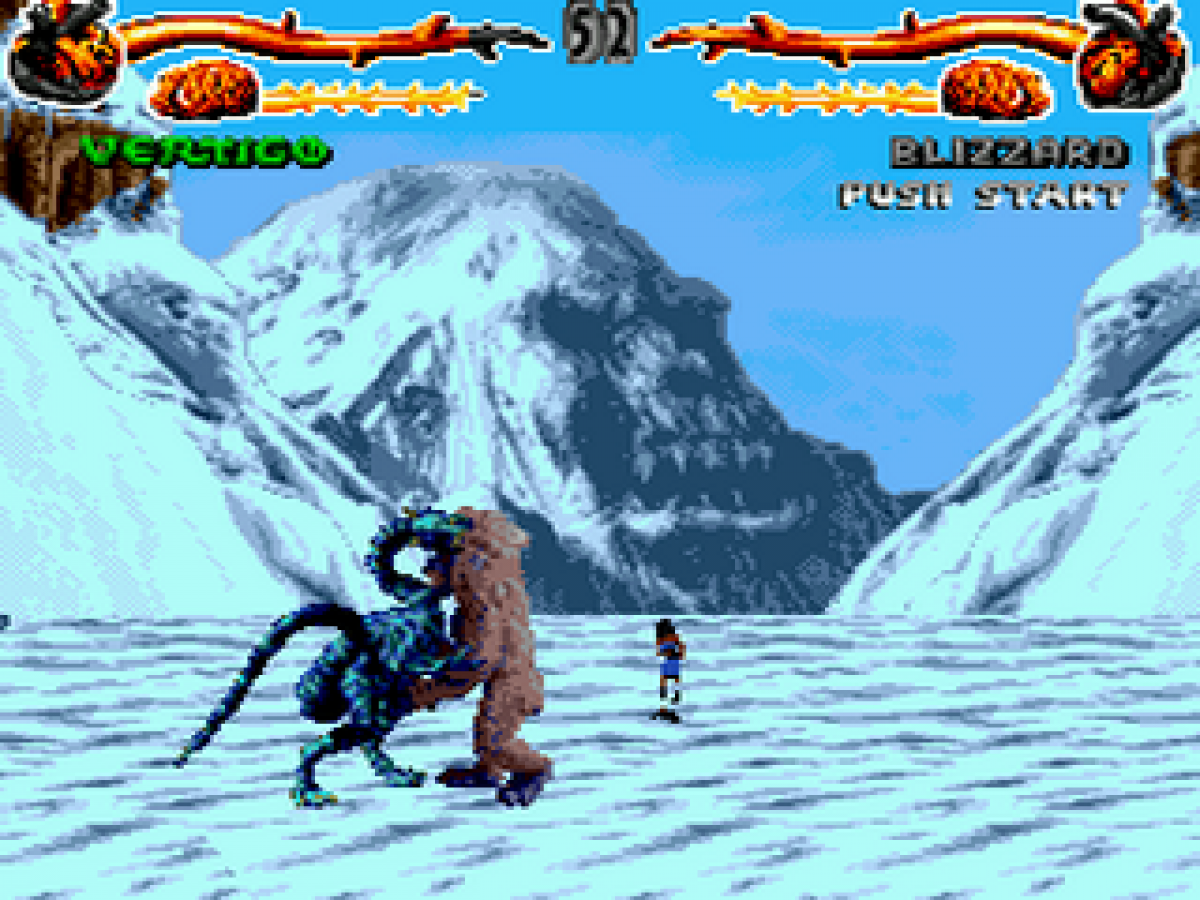 Primal Rage gameplay for Sega Genesis (GEN) video game
