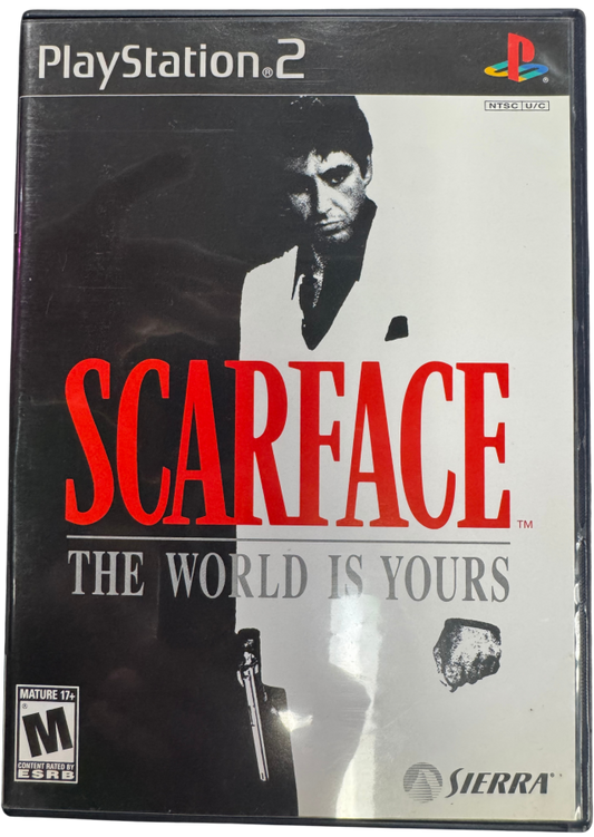 LocalID_76003 Scarface The World Is Yours Collector's Edition video game collectible featuring Tony Montana open-world crime action gameplay Miami exploration gunfights vehicle driving weapons missions character interactions and special Collector's Edition content collectible gaming appeal cover art