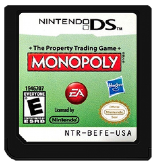 Monopoly cartridge for Nintendo DS (DS) classic board game video game
