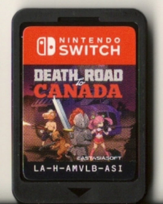 Death Road to Canada Nintendo Switch Cartridge Art for the Nintendo Switch Video Game