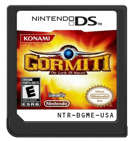 Gormiti: The Lords of Nature cartridge for Nintendo DS (DS) fantasy action adventure video game