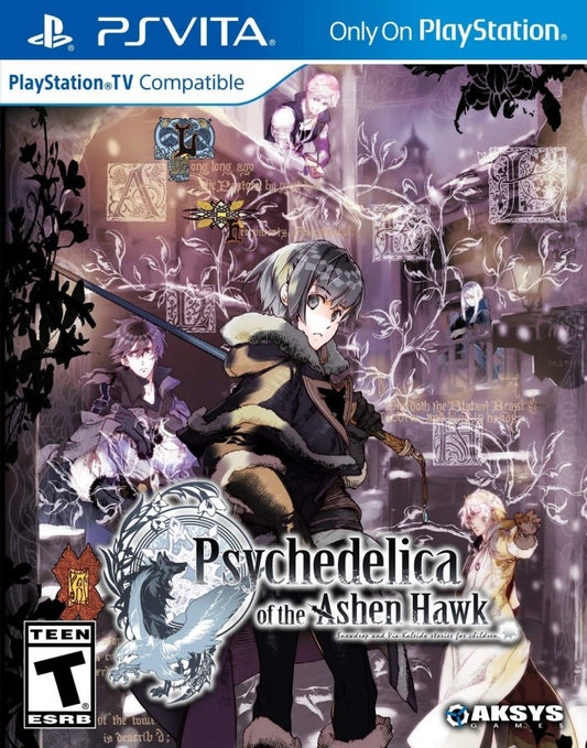 Psychedelica of the Ashen Hawk cover art for PlayStation VITA (PS VITA) video game