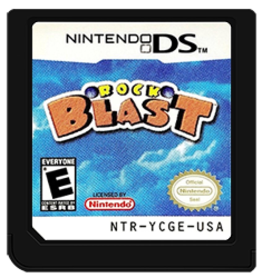 Rock Blast cartridge for Nintendo DS (DS) puzzle matching video game