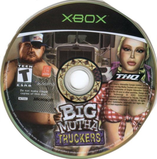 Big Mutha Truckers disc art for Xbox (XBOX) video game