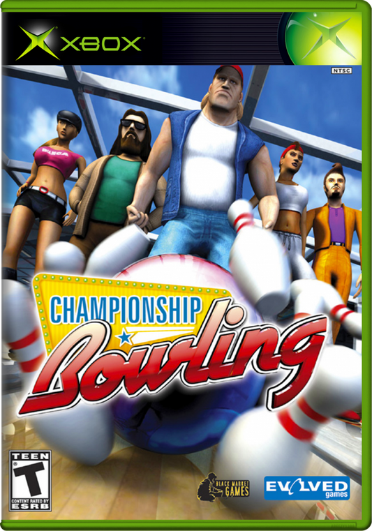 Championship Bowling cover art for Xbox (XBOX) video game