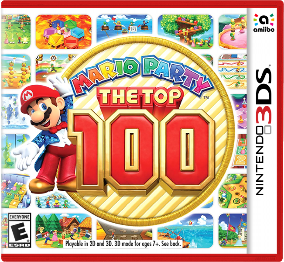Mario Party: The Top 100 cover art for Nintendo 3DS (3DS) video game