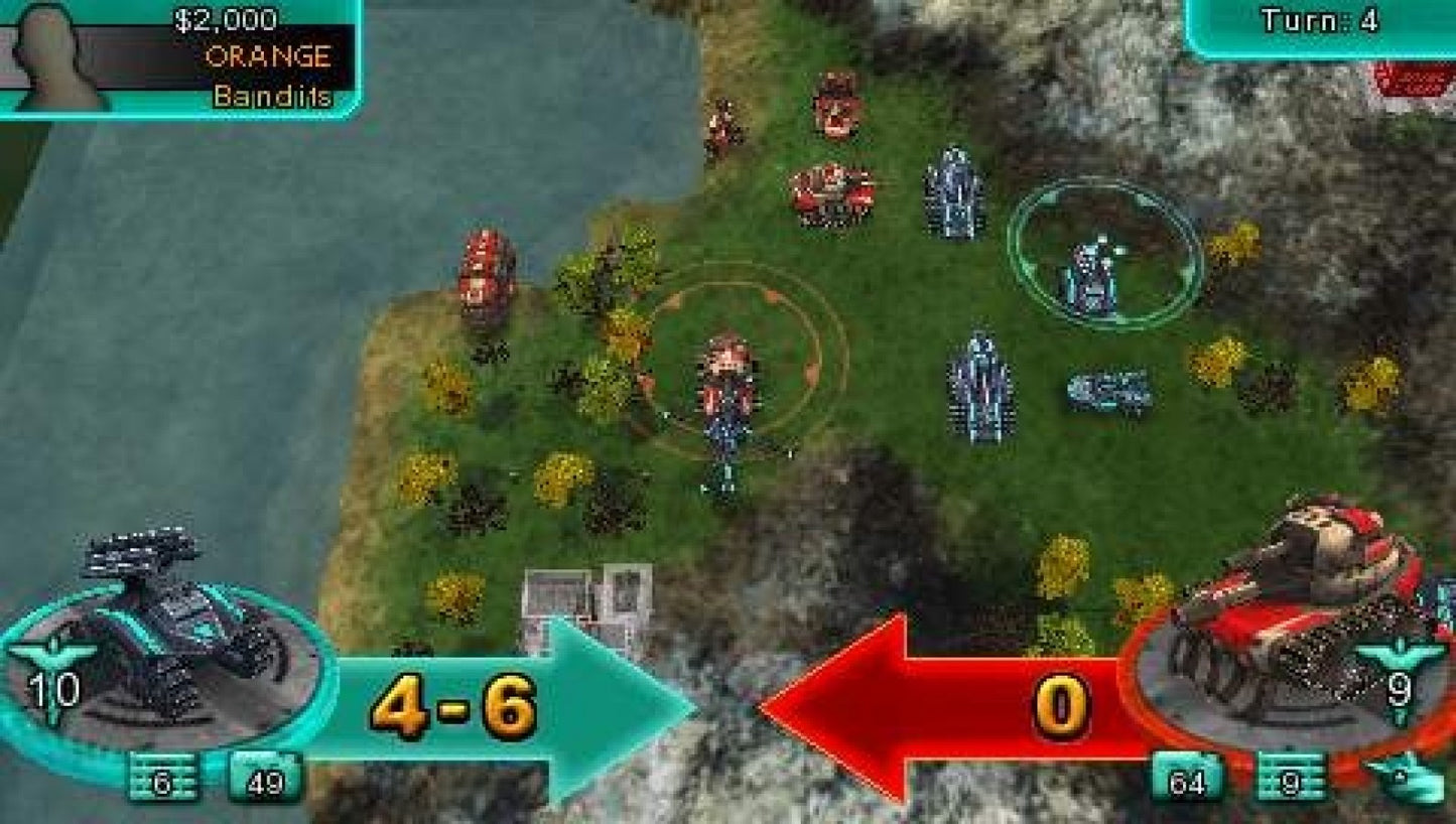 Field Commander – PlayStation Portable (PSP) gameplay for turn-based strategy video game