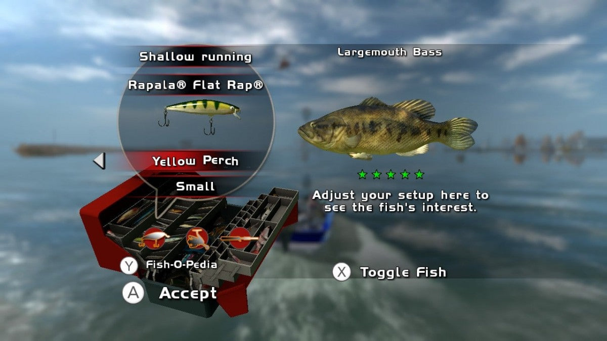 Rapala Pro Bass Fishing gameplay for Nintendo Wii U (WiiU) video game