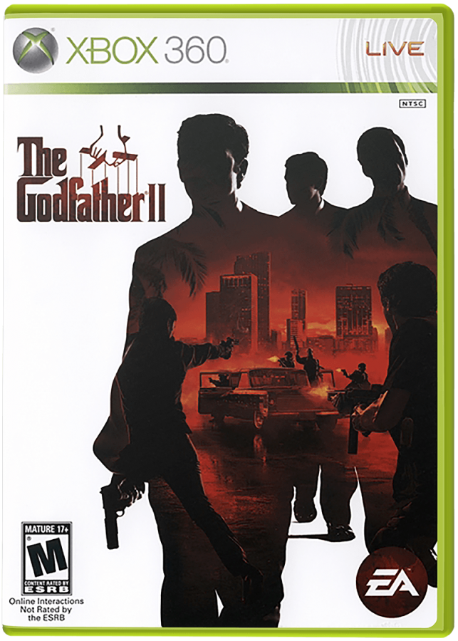 The Godfather II cover art for Xbox 360 (X360) video game
