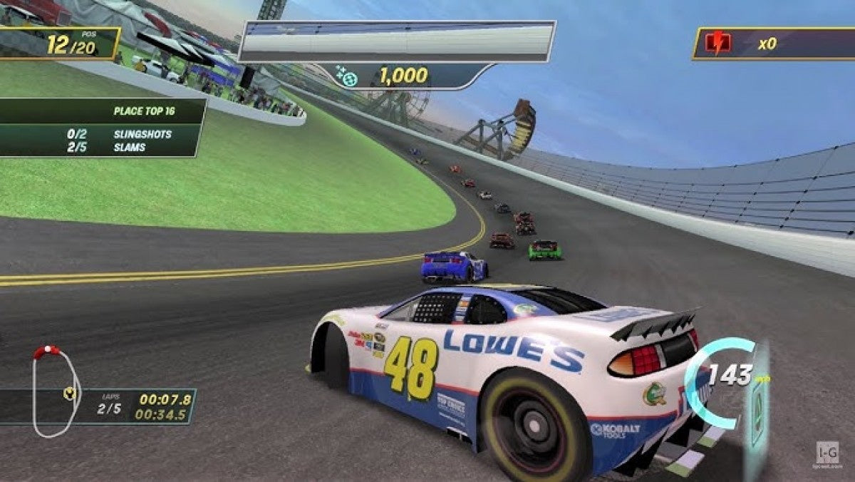 NASCAR Unleashed gameplay for PlayStation 3 (PS3) video game