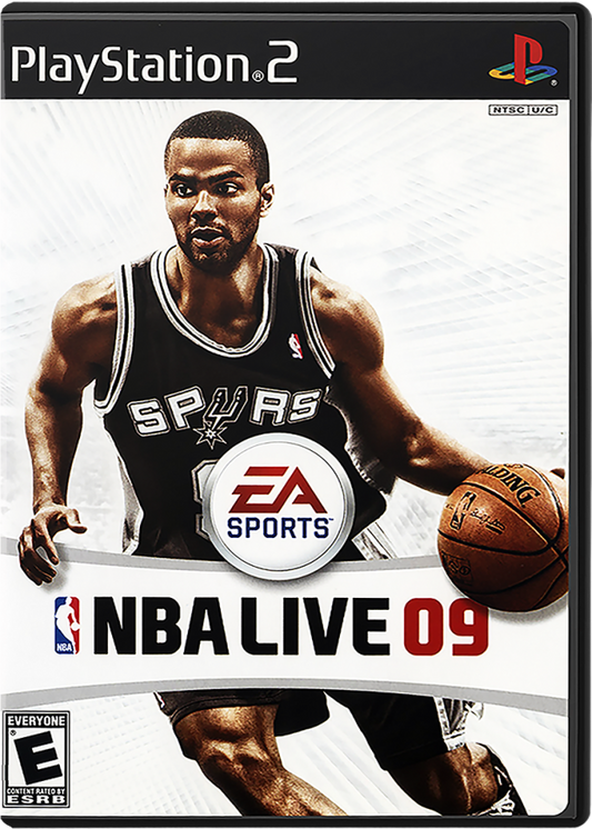 NBA Live 09 cover art for PlayStation 2 (PS2) video game