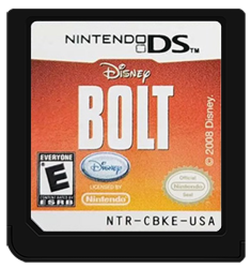 Disney Bolt cartridge for Nintendo DS (DS) action adventure video game