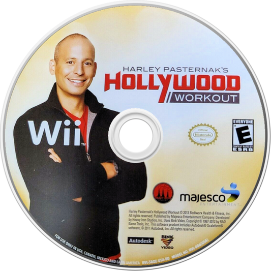 Harley Pasternak: Hollywood Workout – Nintendo Wii (Wii) fitness workout simulation disc for video game