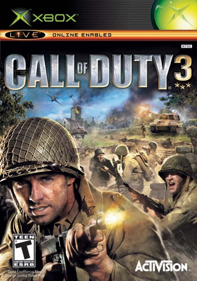Call of Duty 3 cover art for Xbox (XBOX) video game