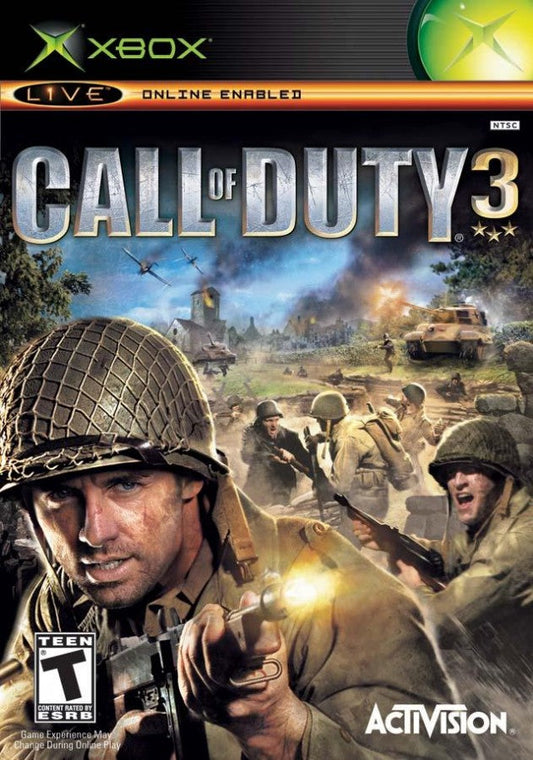 Call of Duty 3 cover art for Xbox (XBOX) video game