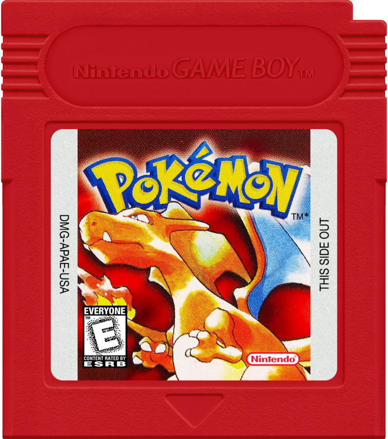 Pokémon: Red cartridge for Game Boy (GB) Pokémon RPG adventure video game
