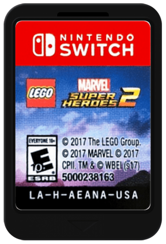 Lego Marvel Super Heroes 2 cartridge for Nintendo Switch (NS) video game