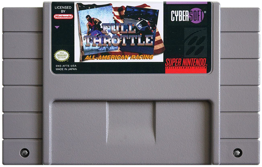 Full Throttle cartridge for Super Nintendo Entertainment System SNES retro video game