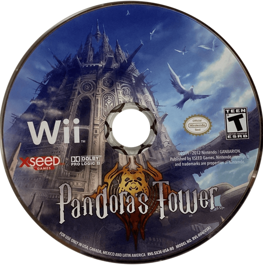 Pandora’s Tower – Nintendo Wii (Wii) action role-playing fantasy adventure video game disc