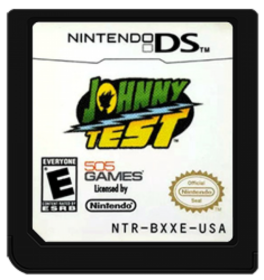 Johnny Test cartridge for Nintendo DS (DS) cartoon action adventure video game