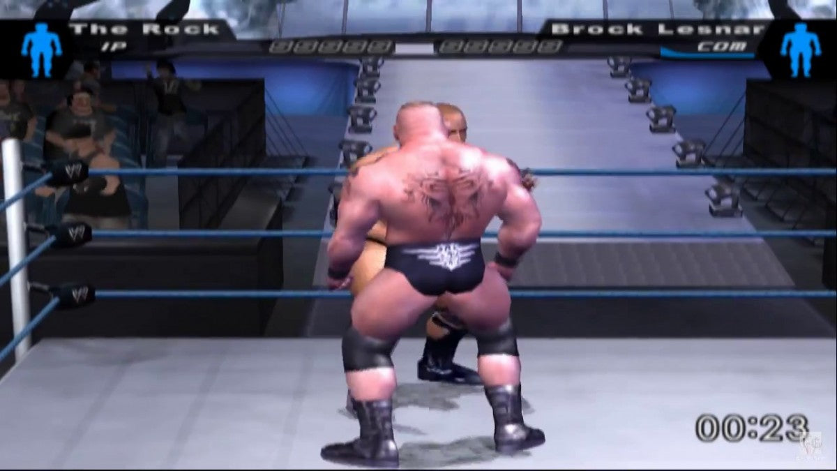 WWE SmackDown Here Comes The Pain gameplay for Playstation 2 (PS2) wrestling video game.