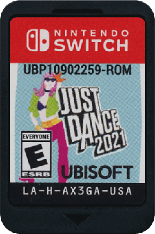 Just Dance 2021 cartridge for Nintendo Switch NS video game