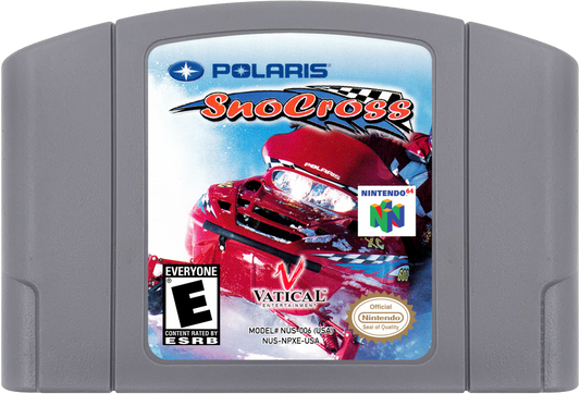 Polaris SnoCross cartridge for Nintendo 64 (N64) video game