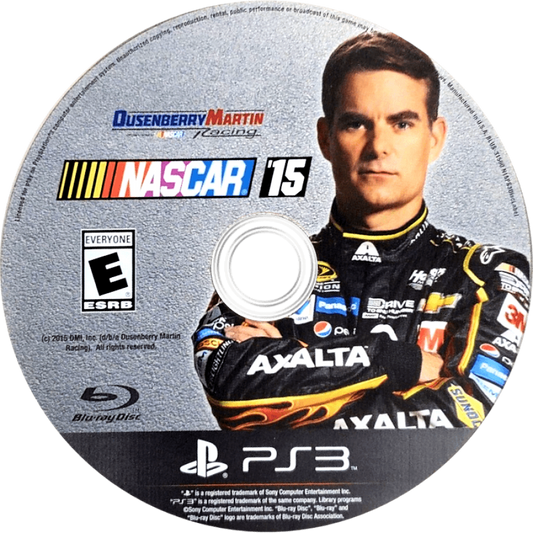 NASCAR 15 disc for PlayStation 3 PS3 video game