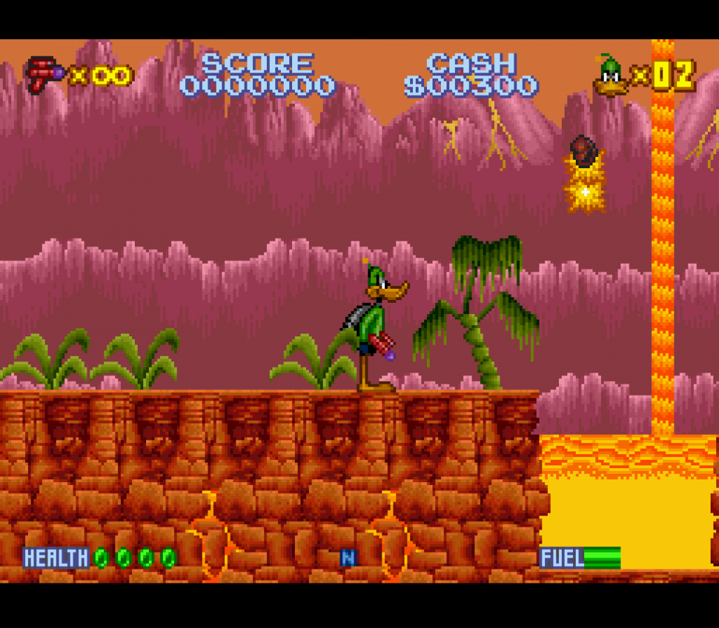 Daffy Duck: Marvin Missions gameplay image for Super Nintendo Entertainment System (SNES) retro video game