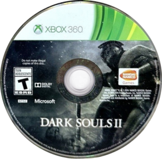 Dark Souls II disc for Xbox 360 (X360) action role-playing video game