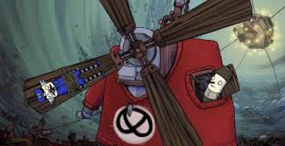 The Inner World the Last Wind Monk gaemplay for PlayStation 4 (PS4) video game.