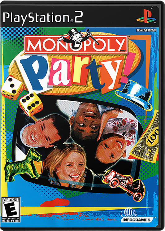 Monopoly Party cover art for PlayStation 2 (PS2) video game