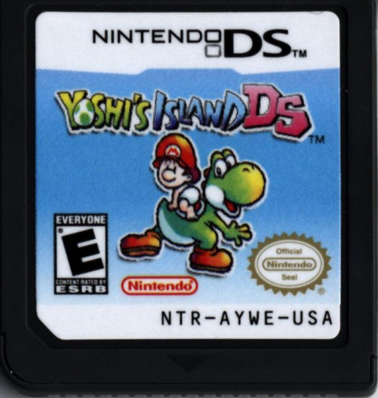 Yoshi's Island DS cartridge for Nintendo DS (DS) platformer video game