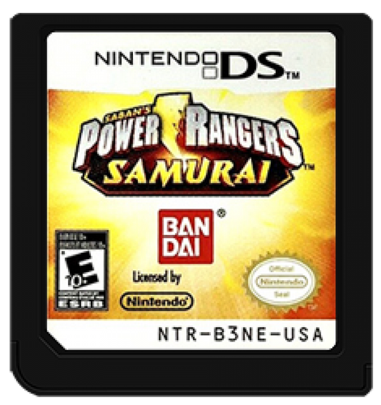 Power Rangers: Samurai cartridge for Nintendo DS (DS) action adventure video game