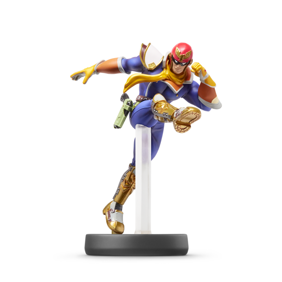 Captain Falcon Super Smash Bros Amiibo loose Nintendo figure