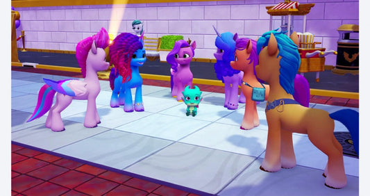 My Little Pony A Zephyr Heights Mystery gameplay image for Nintendo Switch family adventure game