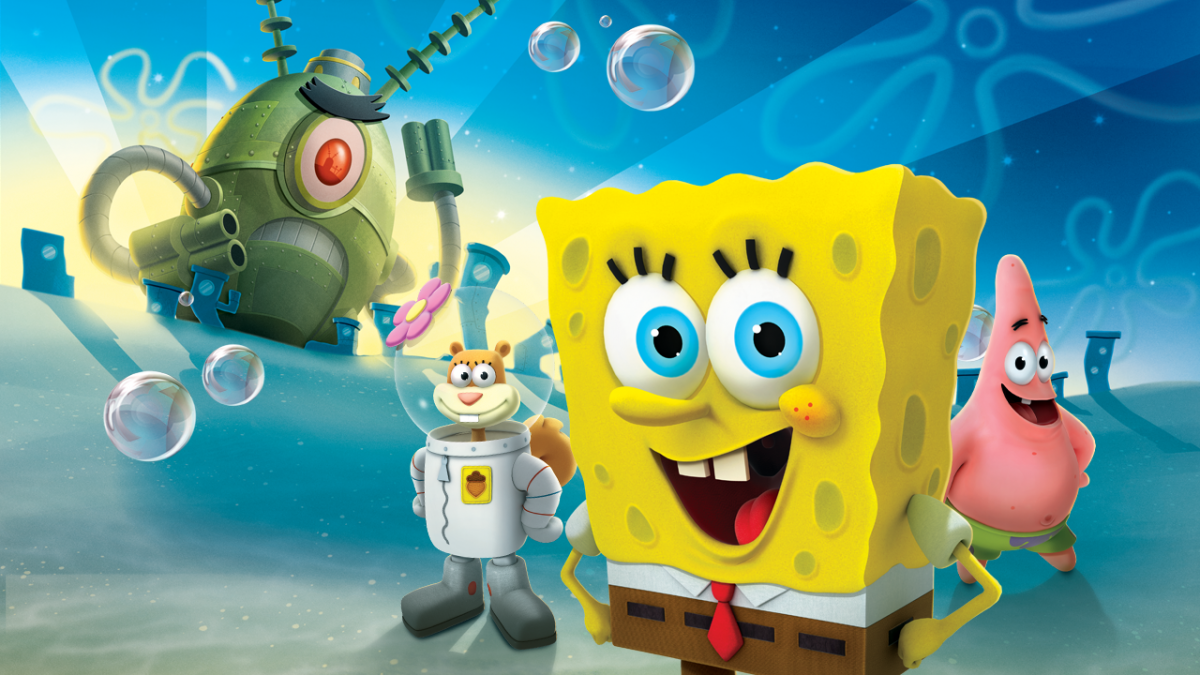 SpongeBob SquarePants: Plankton's Robotic Revenge screen shot art for Nintendo Wii U (WiiU) video game