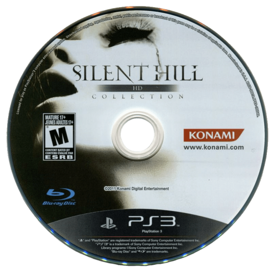 Silent Hill HD Collection disc art for PlayStation 3 (PS3) video game