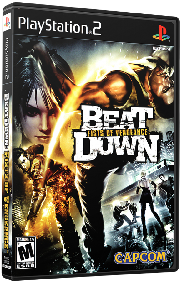 Beat Down: Fists of Vengeance cover art for PlayStation 2 (PS2) video game