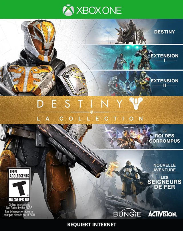 Destiny The Collection cover art for Xbox One XONE video game