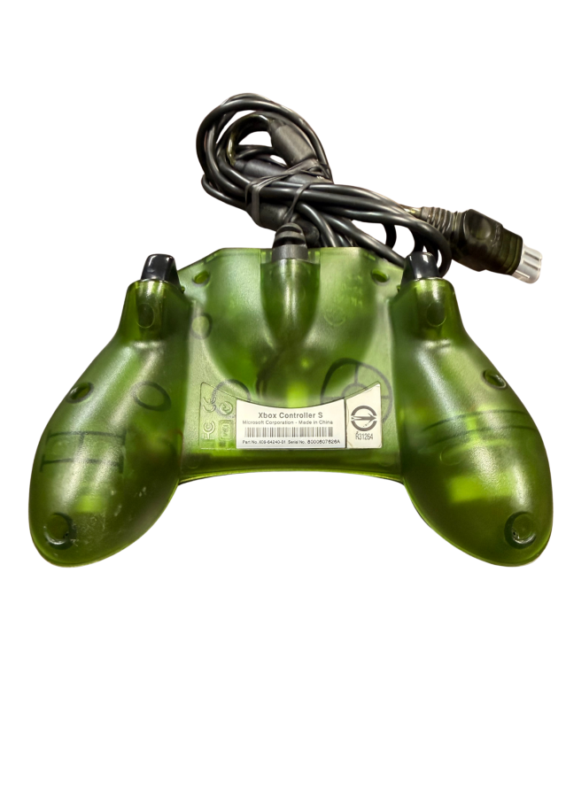 Halo Green Special Edition Original Xbox Console retro video game system featuring Halo themed green console design classic Microsoft Xbox hardware gaming console collectible system limited edition styling Halo gaming collection original Xbox console appeal