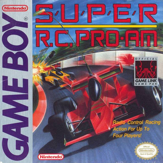 Super R.C. Pro-Am cover art for Game Boy (GB) video game