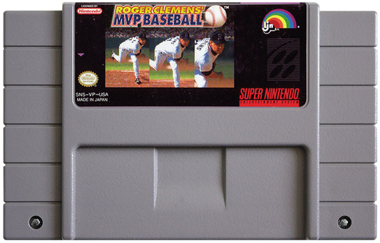 Roger Clemens MVP Baseball cartridge for Super Nintendo Entertainment System SNES retro video game