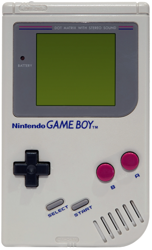 Nintendo Game Boy original handheld gaming system front view