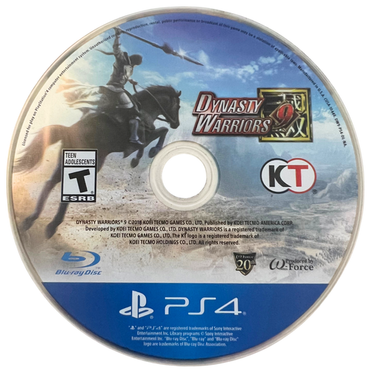 Dynasty Warriors 9 retro PlayStation 4 video game Dynasty Warriors hack and slash action open world historical combat massive battles console title PlayStation 4 release disc