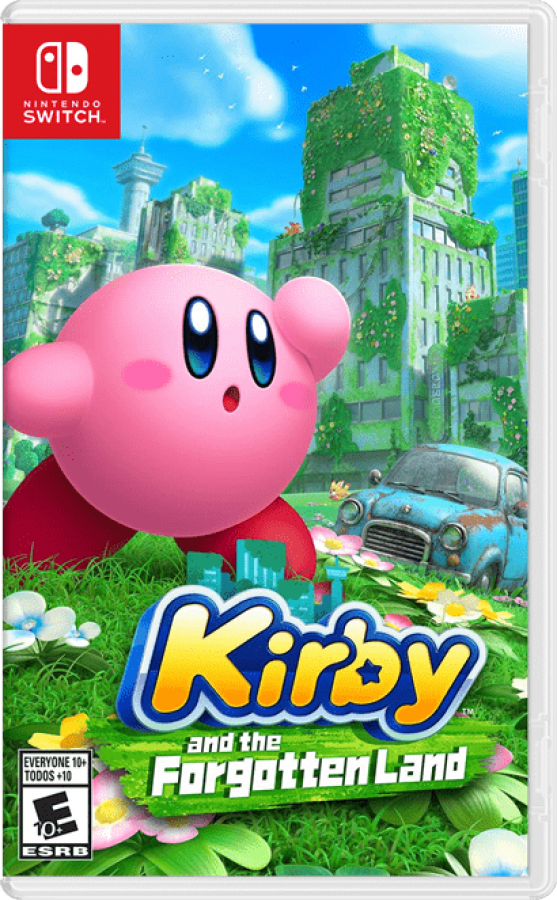 Kirby and the Forgotten Land cover art for Nintendo Switch (NS) video game