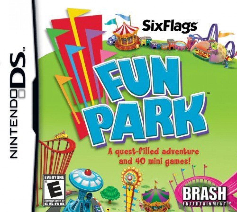 Six Flags Fun Park cover art for Nintendo DS (DS) video game