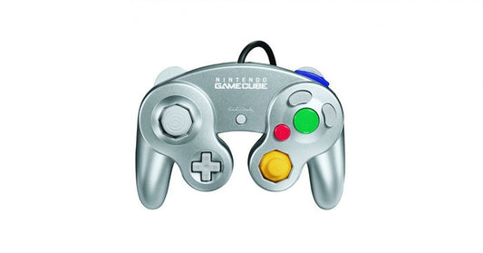 GameCube Controller Official Platinum accessory Nintendo GameCube (GC) front view