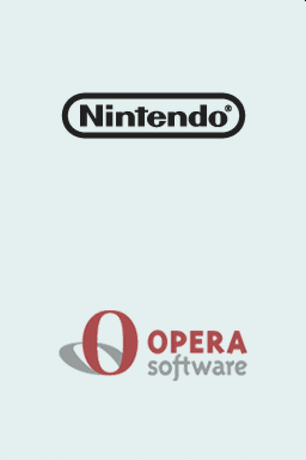Nintendo DS Browser title page for Nintendo DS (DS) internet browsing application software